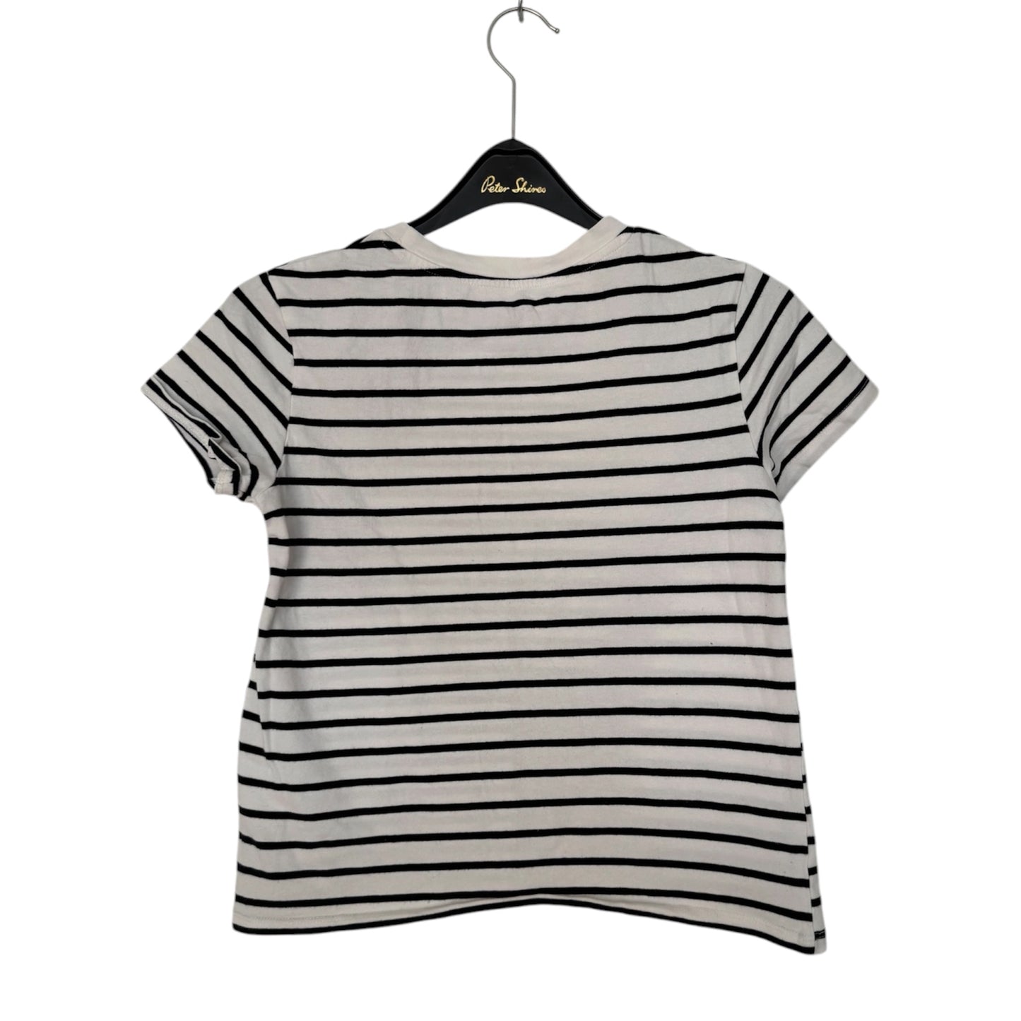 Stribet t-shirts fra H&M i hvid & sort