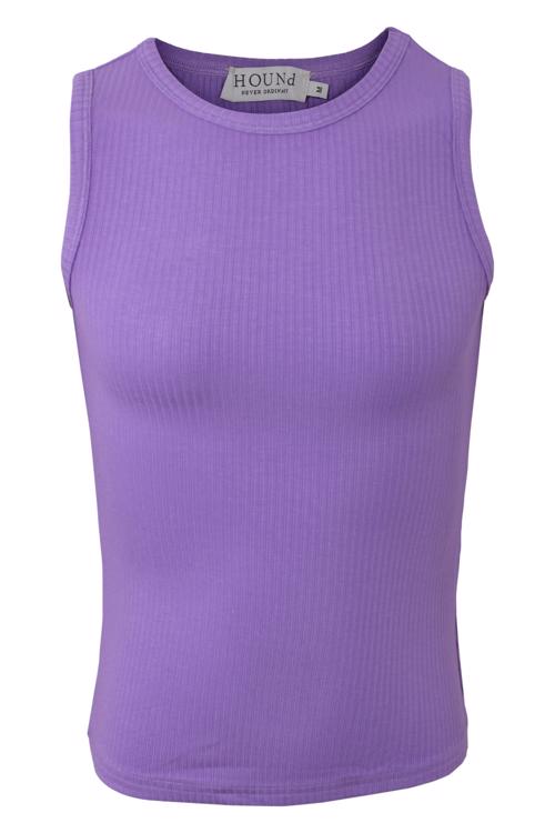 Strik vest - lilla - HOUND