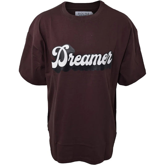 Hound T-shirt - Oversized - Brown
