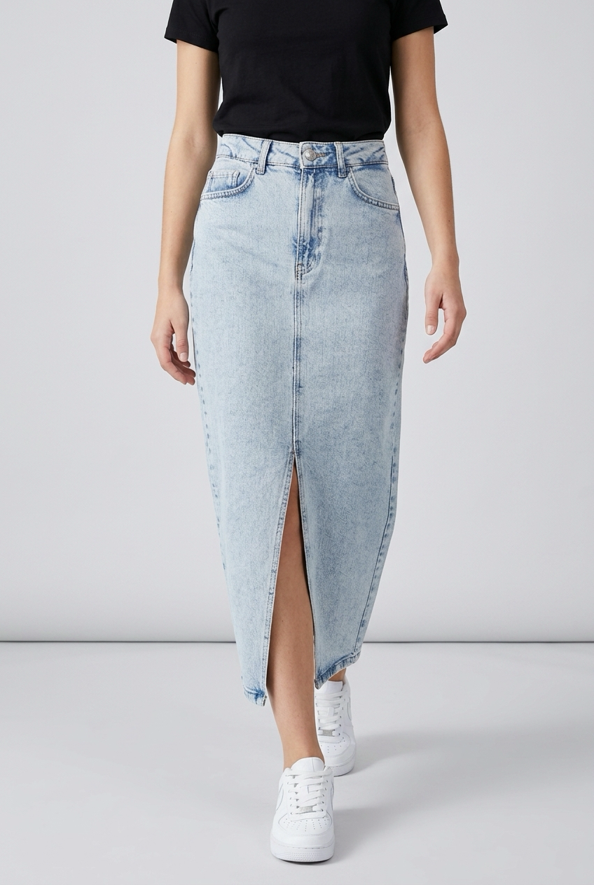 HOUNd GIRL - Denim nederdel - Light blue