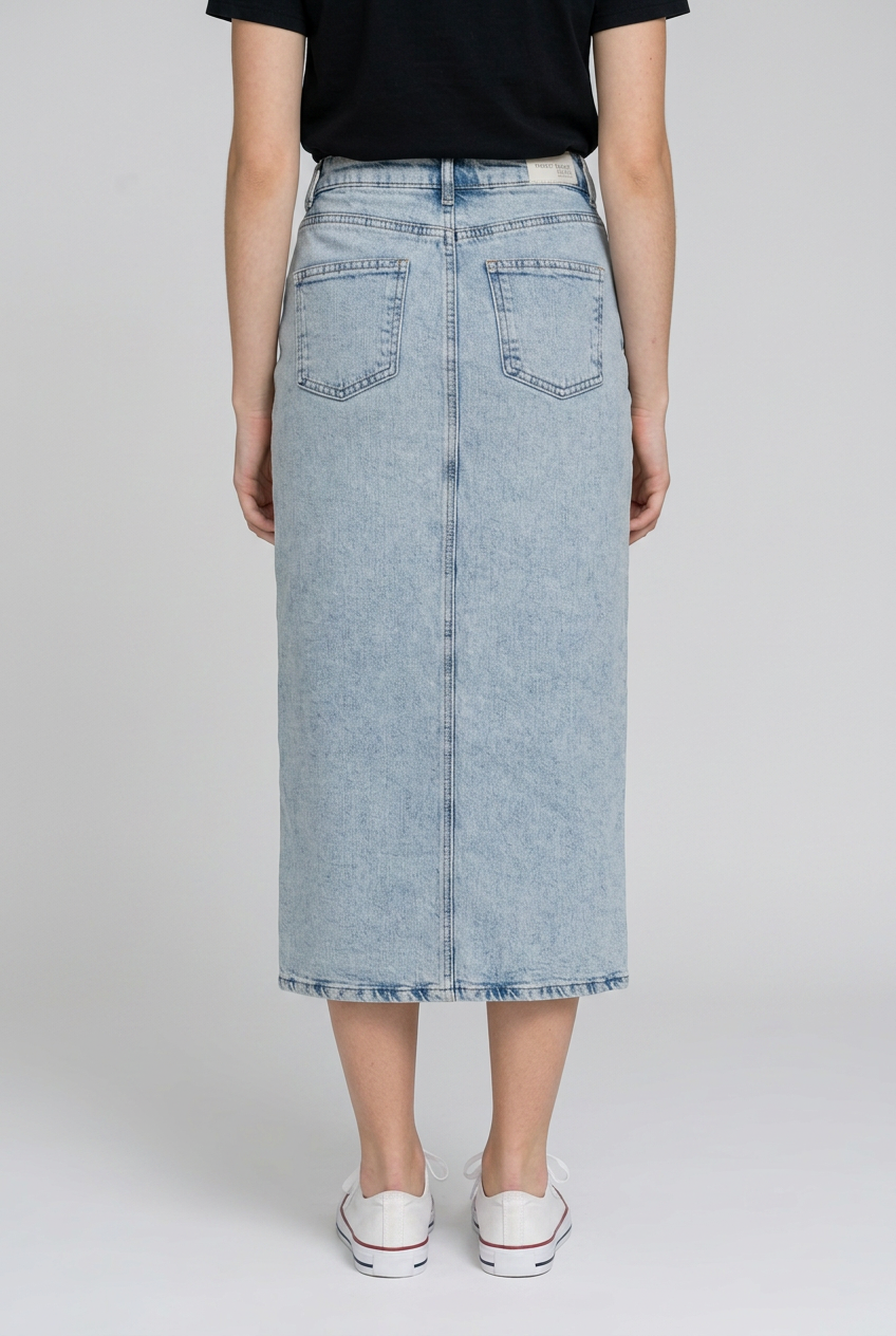 HOUNd GIRL - Denim nederdel - Light blue