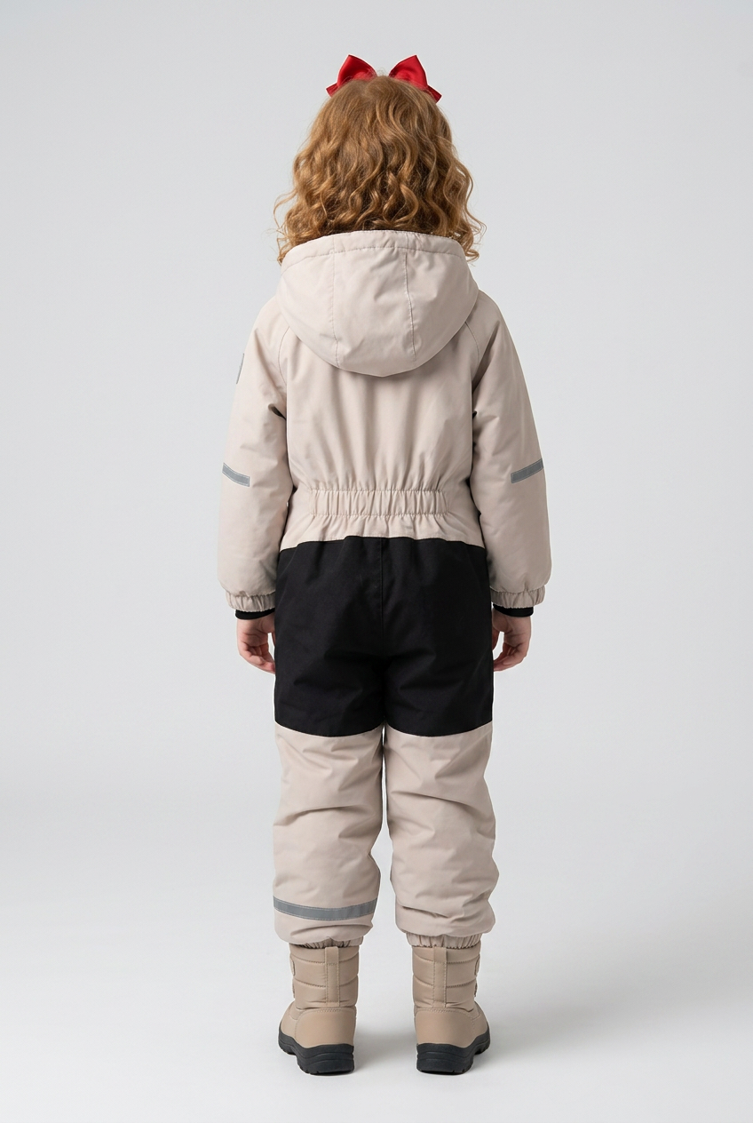 Nevica solid flyverdragt - Pink/black