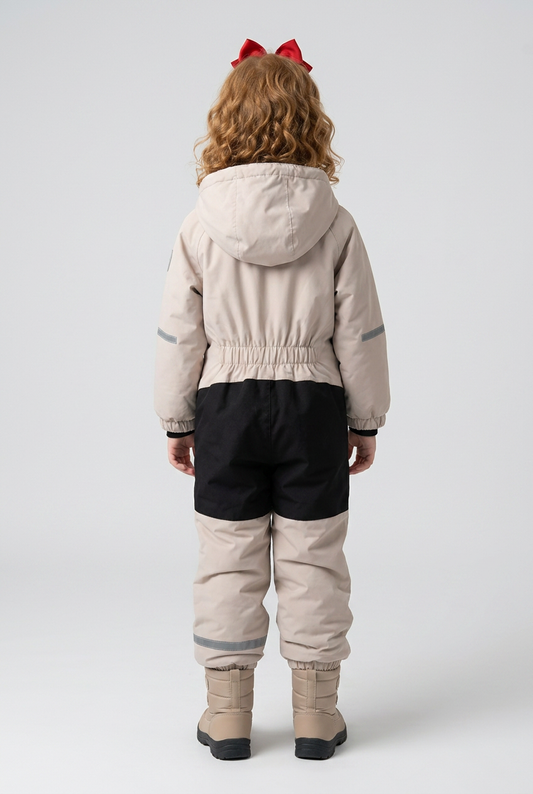 Nevica solid flyverdragt - Pink/black