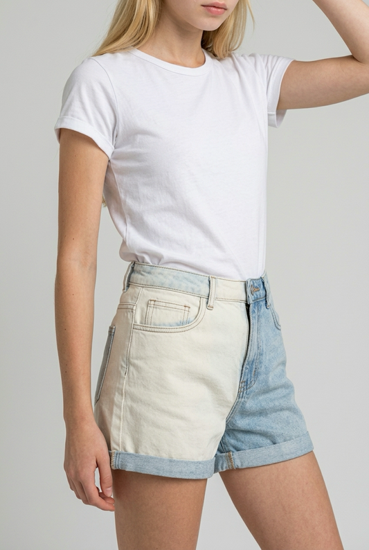 LMTD denim shorts - 2 farvet