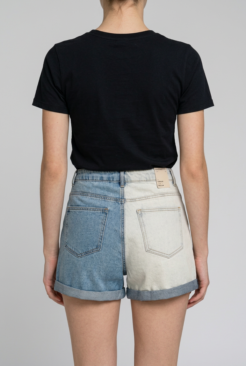 LMTD denim shorts - 2 farvet