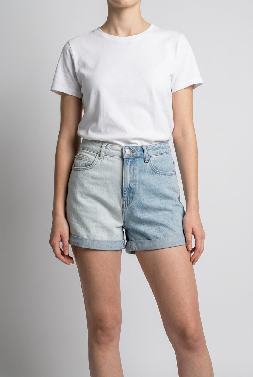 LMTD denim shorts - 2 farvet