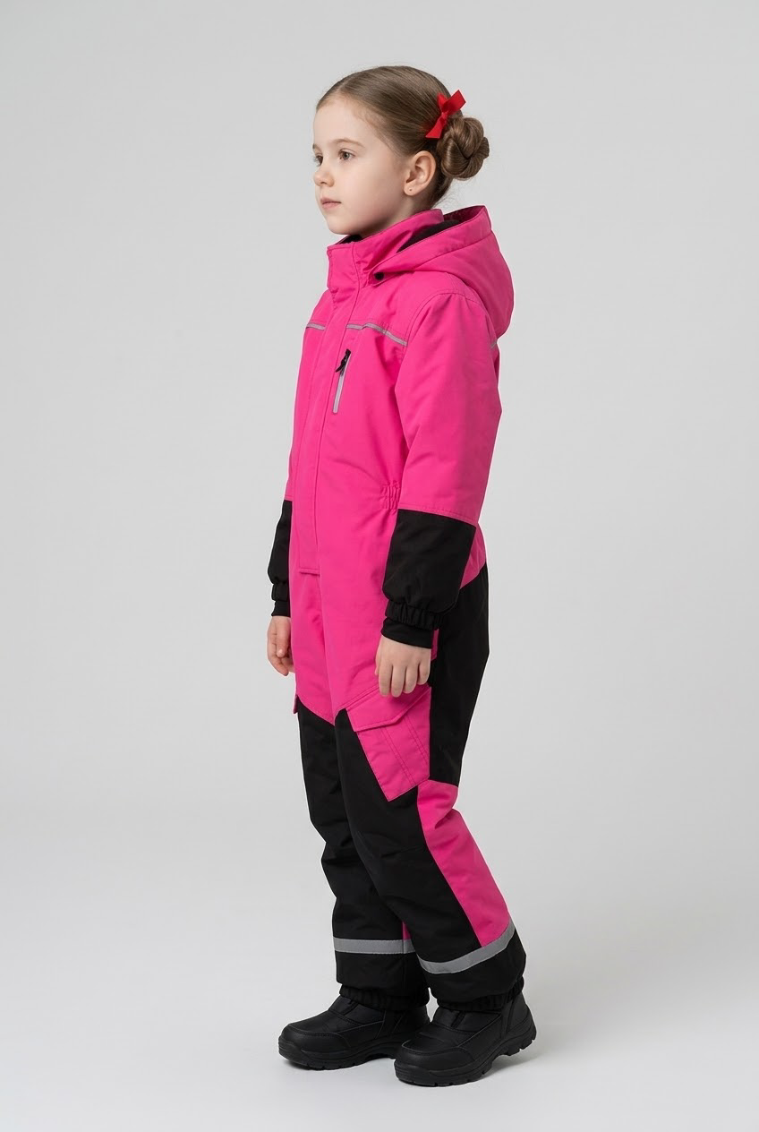 M79 Little Prof Flyverdragt - Børn - Sort/Pink