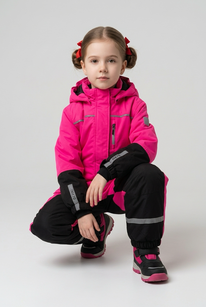 M79 Little Prof Flyverdragt - Børn - Sort/Pink