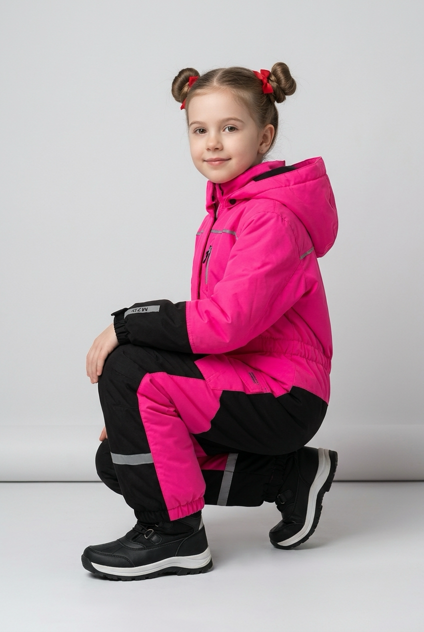 M79 Little Prof Flyverdragt - Børn - Sort/Pink