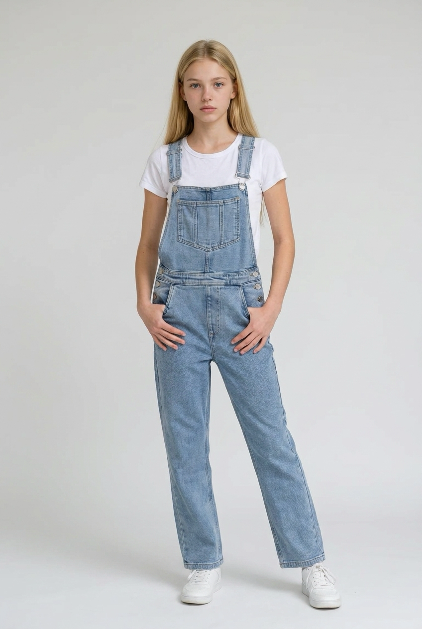 Denim overall / 7230262 - Light blue used