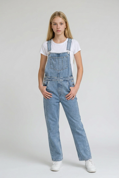 Denim overall / 7230262 - Light blue used