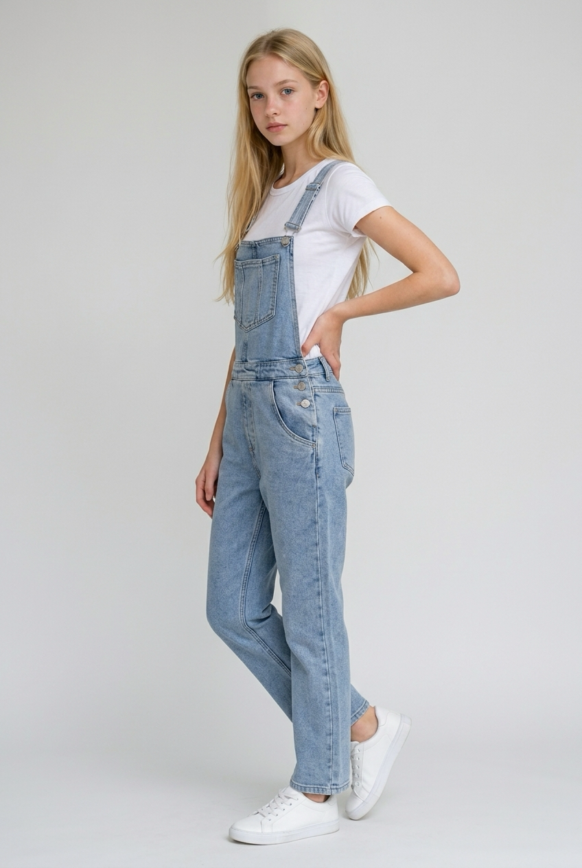 Denim overall / 7230262 - Light blue used
