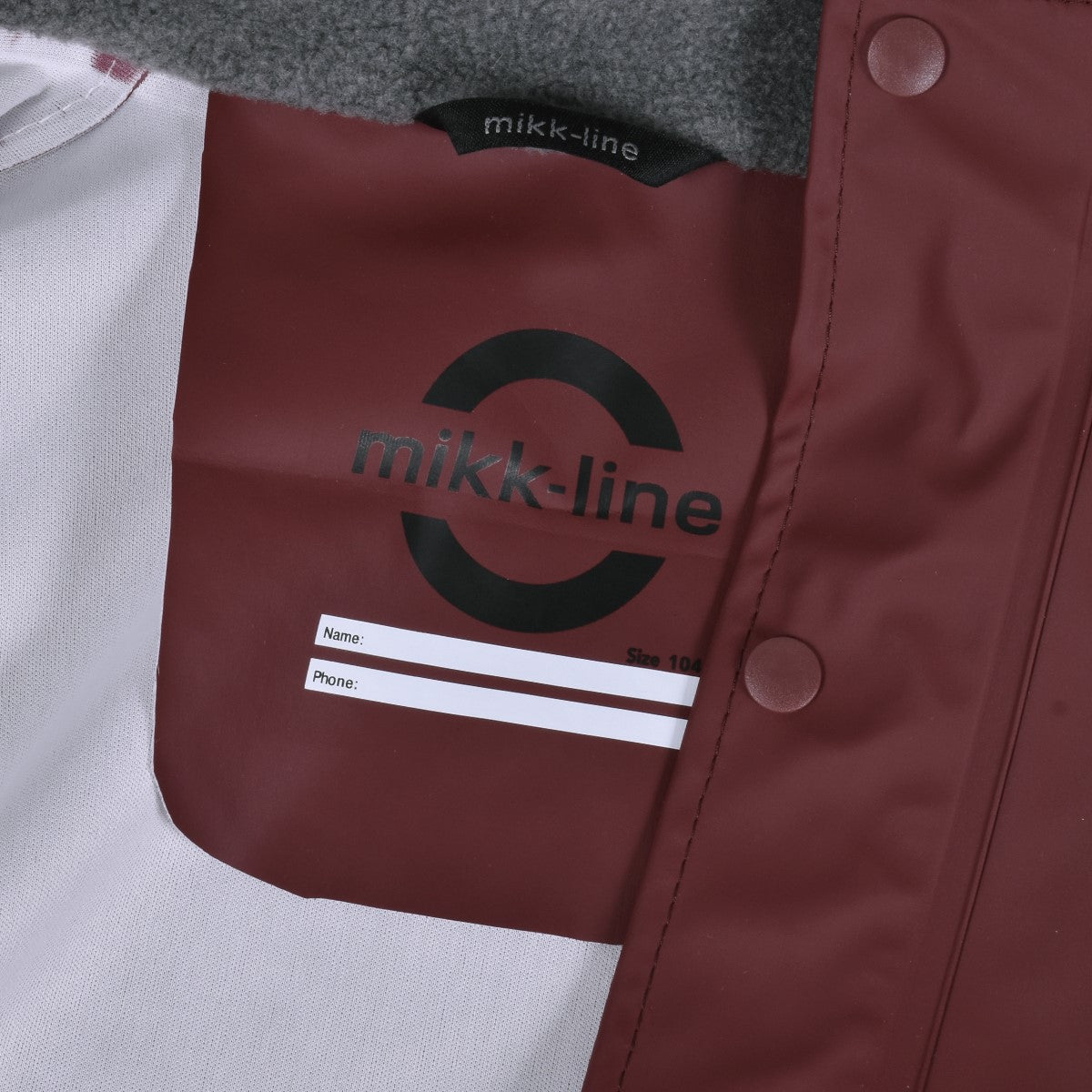 Mikk-Line Regntøj – PU – Andorra / Bordeaux Rød