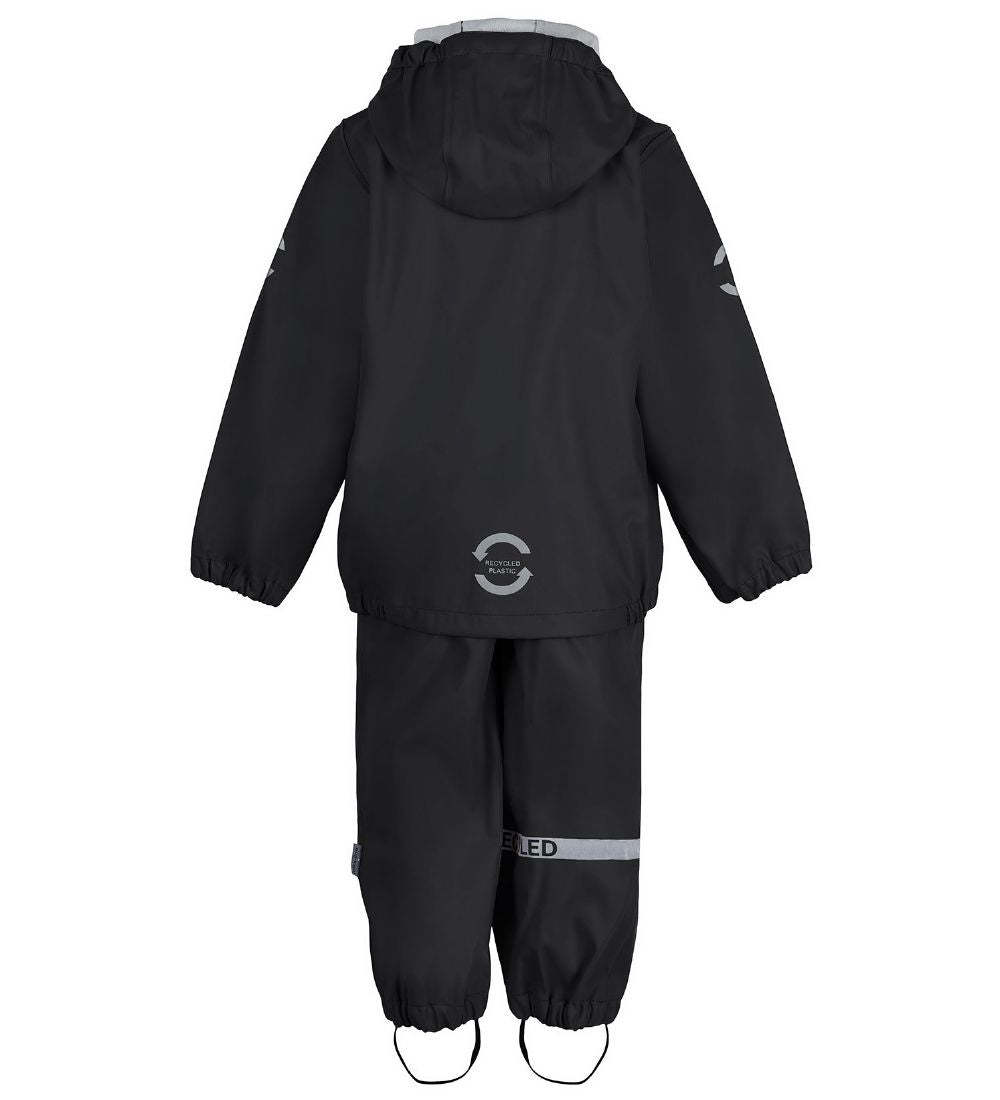 Mikk-Line Regntøj - Recycled - PU - Black