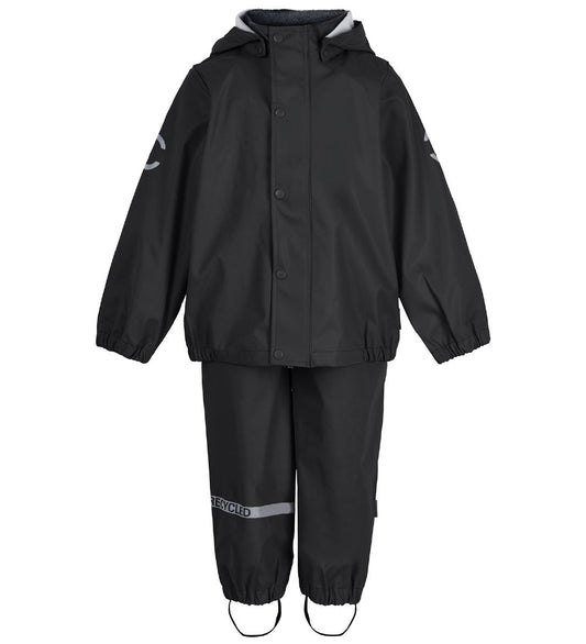 Mikk-Line Regntøj - Recycled - PU - Black