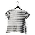 Stribet t-shirts fra H&M i hvid & sort