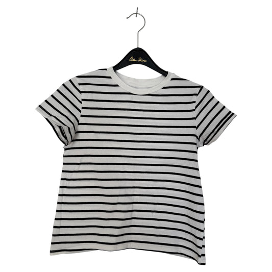 Stribet t-shirts fra H&M i hvid & sort