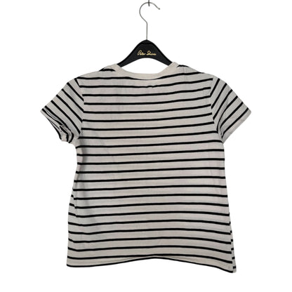 Stribet t-shirts fra H&M i hvid & sort