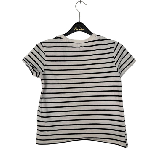 Stribet t-shirts fra H&M i hvid & sort