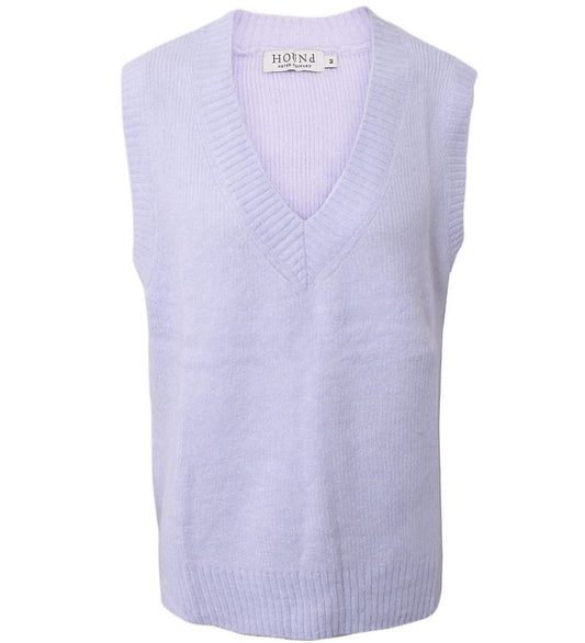 Hound Vest - Strik - Lavendel